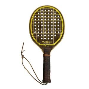 Vintage Vittert MARK I Wooden Racquet Paddle Drilled Holes APTA Approved